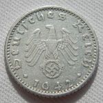 50 Reichspfennig, 1942A, Németország, Harmadik Birodalom fotó