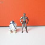 Eredeti Hasbro Star Wars Legacy Collection Geonosis Arena Showdown R2-D2 & C-3PO akciófigura !! fotó