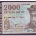 2000 Forint 2008 UNC (CB sorozat) alacsony sorszám (26) fotó