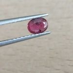 0.61ct Gyönyörű, Ragyogó Valódi Természetes Rubin Drágakő fotó