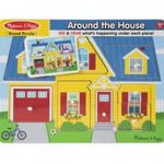 Melissa & Doug Hangos puzzle, A ház körül fotó