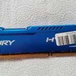 Kingston HyperX FURY Blue Series 8GB 1600MHz DDR3 CL10 RAM memória fotó