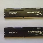 Használt Kingston HyperX Fury 2133MHz 2x8GB DDR4 RAM fotó