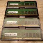 Kingston 32Gb (4x8Gb) DDR4 3200mhz PC4-25600 desktop memóriák szettben új KVR32N22S8/8 fotó