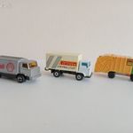 2 db Matchbox teherautó Refuse Truck, Pirelli Dodge Commando, 1 db kínai Petrol Tank, Shell fotó