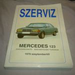 Mercedes 123 szervízkönyv fotó