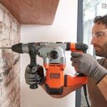 Új! Black & Decker BEHS03K-QS fúrókalapács SDS-PLUS 1250W B&D fúrókalapács + véső fotó