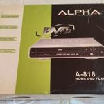 Alpha A-818 DVD lejátszó, Bontatlan állapotban eladó fotó