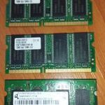 Régi laptop memóriák egyben (2x128MB SD, 1x512 MB DDR2) SODIMM fotó