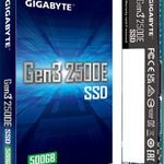 Gigabyte 500GB M.2 2280 NVME Gen3 2500E G325E500G Alkatrész Winchester SSD fotó