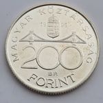 Ezüst 200 Forint 1995. - Ritkább fotó