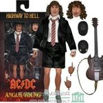 000 16-18cmes ACDC / AC/DC - Angus Young figura - NECA szövetruhás Rock / Metál ikon figura csere fe fotó