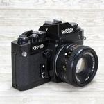 Ricoh KR-10 - retro fényképezőgép -- Rikenon 50mm 1: 2 objektív fotó