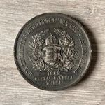 Országgyűlési Emlék érem 1861 50mm "HAZÁDNAK RENDÜLETLENÜL LÉGY HÍVE".... fotó