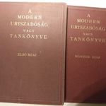 A MODERN ÚRISZABÓSÁG NAGY TANKÖNYVE első rész + második rész 1929 ELSŐ KIADÁS fotó