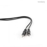 Gembird 2x 3, 5 jack Audio 1, 2m Black CCA-404 fotó