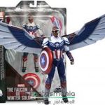 16-18cm-es Marvel Select figura - Captain America Sam Wilson szárnyakkal és pajzzsal - új MCU Falcon fotó