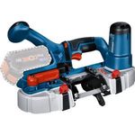 Bosch akkus szalagfűrész GCB 18V-63 Professional Solo, 18 voltos kék/fekete, akkumulátor és töltő... fotó