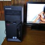 LENOVO THINK CENTRE Core2 Duo, E, 3GB RAM, 460GB HDD + 19"-os SONY LCD monitor, Win7! fotó