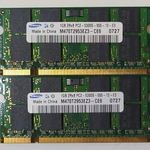 Samsung 2GB (2x1GB) DDR2 667MHz laptop / notebook memória fotó