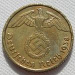 10 Reichspfennig 1938A, Németország, Harmadik Birodalom fotó