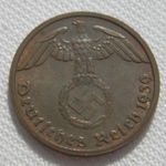 1 Reichspfennig, 1939D, Németország, Harmadik Birodalom fotó