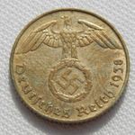 5 Reichspfennig, 1938F, Németország, Harmadik Birodalom fotó