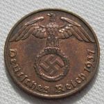 1 Reichspfennig, 1937F, Németország, Harmadik Birodalom fotó