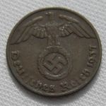 1 Reichspfennig, 1937A, Németország, Harmadik Birodalom fotó