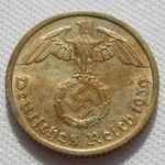 10 Reichspfennig 1939F, Németország, Harmadik Birodalom fotó