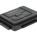 DeLock Converter USB 3.0 to SATA 6 Gb/s / IDE 40 pin / IDE 44 pin with backup function 61486. Kie... fotó