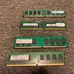 4x 1gb ddr2 ddrII memoria elado fotó