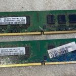 2x2 GB Samsung 800 MHz DDR2 RAM fotó