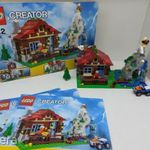 Lego Creator 31025 Hegyi kunyhó készlet dobozzal és leírással fotó