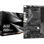 ASRock B450 PRO4 R2.0 90-MXBEE0-A0UAYZ Alkatrész Alaplap fotó