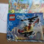 (LE30) ÚJ BONTATLAN LEGO CITY HELIKOPTERES FIGURA + ÚJSÁG fotó