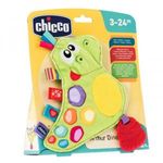 Chicco Arthur dínó textil csörgő-rágóka textil bébijáték fotó