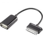 USB 2.0 OTG kábel Samsung tabletekhez 10 cm, Renkforce fotó