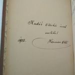 Herman Ottó: A madarak hasznáról és káráról [1903] DEDIKÁLT fotó