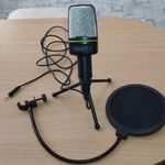 Yanmai kondenzátor mikrofon (3, 5 mm jack) + Pop filter fotó