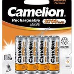 Camelion akku típus LR6 2700mAh NiMH 4db/csom. fotó