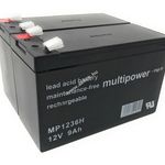 Powery ólom akku MP1236H kompatibilis UPS APC RBC48 12V 9Ah (7, 2Ah/7Ah is) fotó