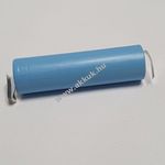 Ipari 18650 -2600 3, 7V 2600mAh 5, 2A KÉK li-ion akkucella, U-forrfüles fotó