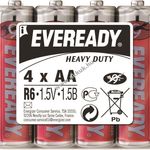 EVEREADY AA ceruza elem R6 4db/csomag, zsugorfóliás fotó