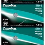 Camelion óra és számológép elem SR63/SR63W/G0/379/379S/SR521 5db/csom. fotó