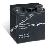 Ólom akku 12V 30Ah (Multipower) típus MP30-12C ciklusálló, ciklikus fotó