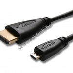 HDMI kábel (HDMI A -> HDMI micro D) 1, 8m fotó