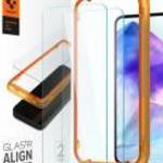 Spigen AlignMaster Samsung Galaxy A55 5G Tempered kijelzővédő fólia (2db) fotó