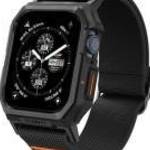 Spigen Lite Fit Pro Apple Watch 9/8/7 (45mm) / SE (2nd/1st Gen)/6/5/4 (44mm) tok, fekete fotó