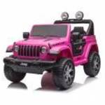 Gyermek elektromos autó Baby Mix Jeep Wrangler Rubicon rózsaszín - BABY MIX fotó